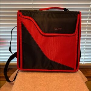 Five Star Red and Black Laptop Carry Bag with Top Handle